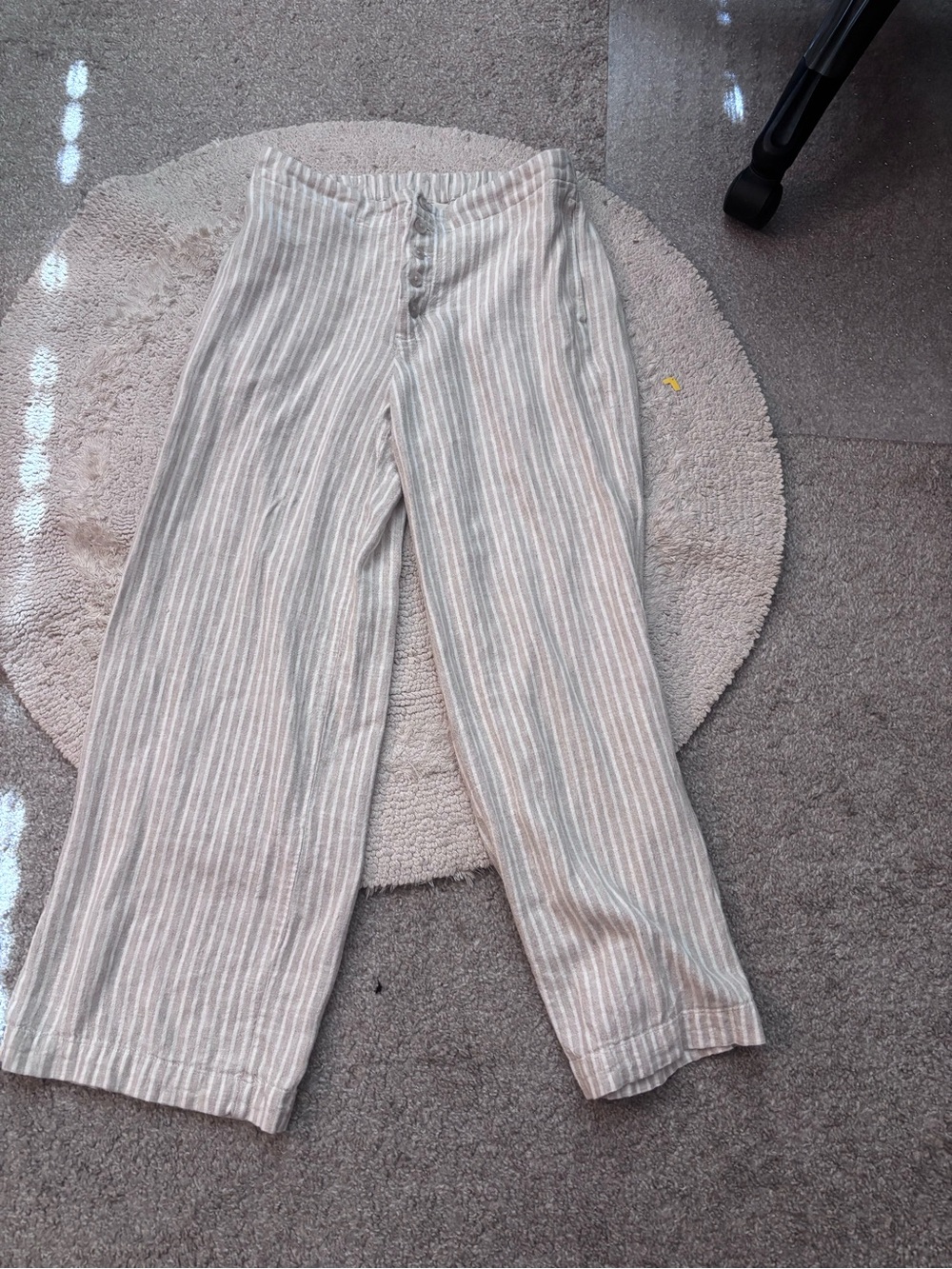 Ladies linen wide pants